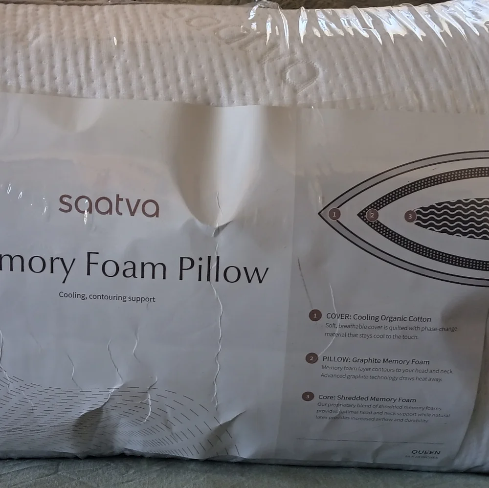 Set of 2 New Saatva Pillow